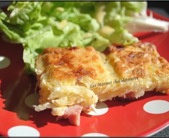 Gâteau pommes de terre / jambon / Kiri