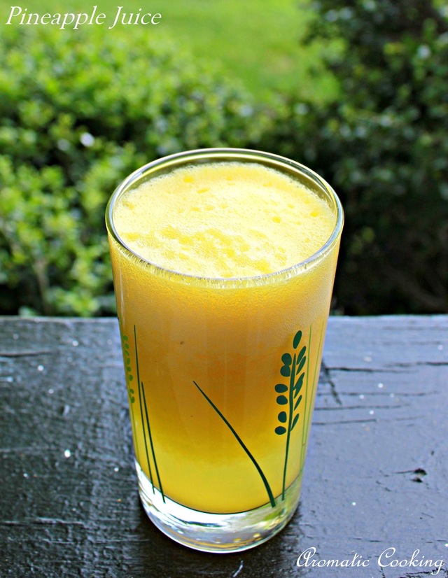 Pineapple Juice With Ginger