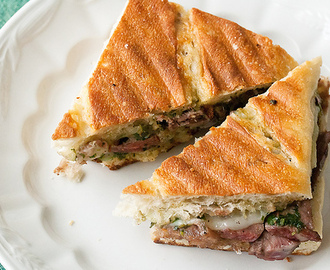 Hey Daddy-o!: Steak Panini with Chimichurri Sauce and a Giveaway