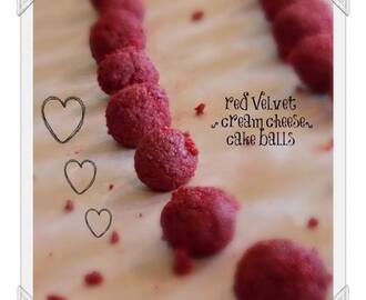 Red Velvet {cream cheese} Cake Balls