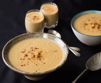 Spring Soups: Spiced Cauliflower, Chickpea and Ginger Soup