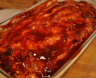 BBQ Bacon Stuffed Meatloaf
