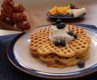 Coconut Flour Waffles for Breakfast and then the Freezer