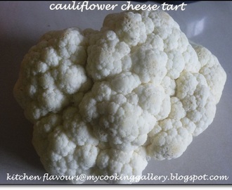 Cauliflower Cheese Tart