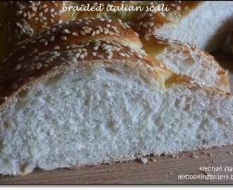 Braided Italian Scali Bread