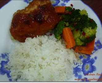 Ina's Indonesian Ginger Chicken and Jamie's Broccoli Salad