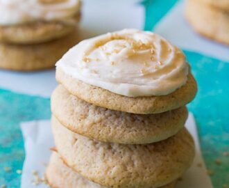 Maple Cookies with Brown Butter Frosting