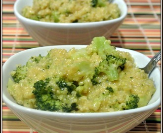Cheesy Broccoli Quinoa and Giveaway