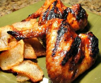 Sweet and Spicy Grilled Chicken Wings