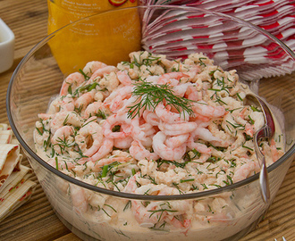 7-year itch? Nami-Nami food blog anniversary post and a recipe for a Swedish shrimp salad (Räksallad)