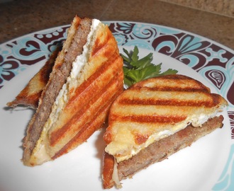 Maple Sausage, Egg and Emmentaler Breakfast Panini