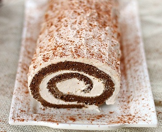 Gingerbread roll cake #25recipestoXmas