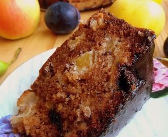 Ucierane ciasto z jabłkami / Apple Cake