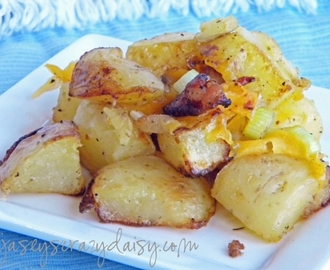 Cheesy Bacon Roasted Potatoes