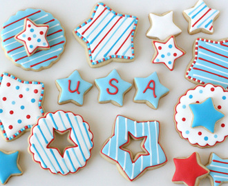4th of July Star Cookies