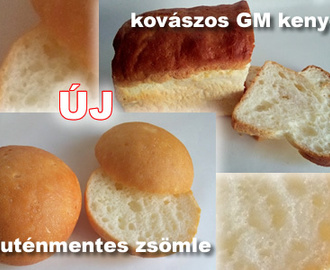 Új gluténmentes pékáruk! Gluténmentes zsömle és kovászos GM kenyér