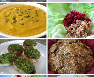 A Complete Raw Vegan Thanksgiving or Winter Holiday Menu - From Raw Appetizers to Dessert