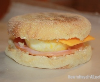 Breakfast Sandwiches Recipe {Freezer Cooking}