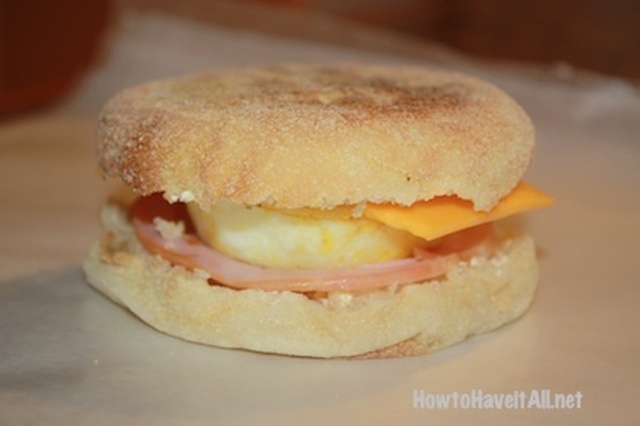 Breakfast Sandwiches Recipe {Freezer Cooking}