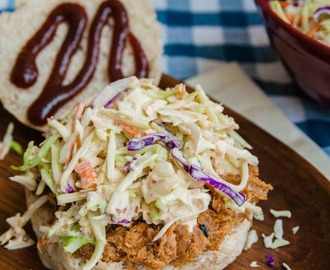 Slow Cooked Pulled Pork with Chipotle Coleslaw