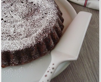 Caprese al cioccolato Gâteau au chocolat italien sans gluten- Bolo de chocolate italiano sem gluten
