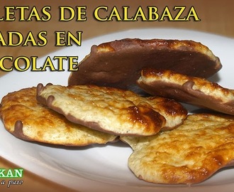 GALLETAS DE CALABAZA CON CHOCOLATE SIN SALVADOS- RECETA FASE CRUCERO