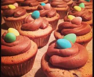 Joyeuse Pâques : cupcakes au chocolat