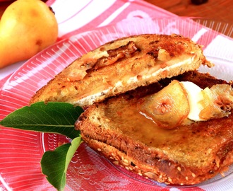 Sendvič tost sa kruškama - Lagani doručak