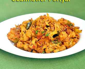 Cauliflower Poriyal Recipe|South Indian Style Gobi Poriyal For Rice