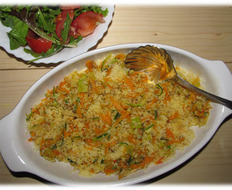 Salada de Cuscuz com Legumes Salteados