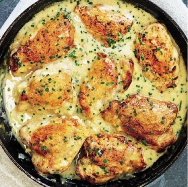 Mary Berry's Lemon Chicken with chives