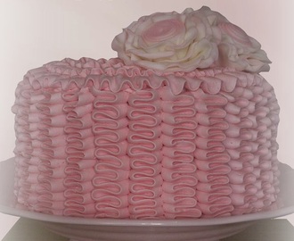 Ruffle Cake y flores de fantasía: Dos tutoriales súper fáciles