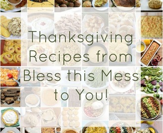Thanksgiving Dishes from Bless this Mess