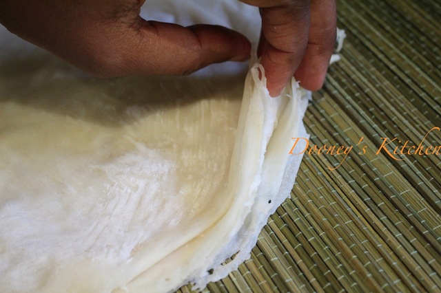 How to make Spring roll/Samosa Wrappers