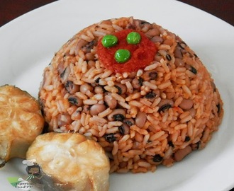Nigerian Rice and Beans: how to cook Nigerian Jollof Rice and Beans