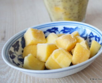 Chia pudding met mango