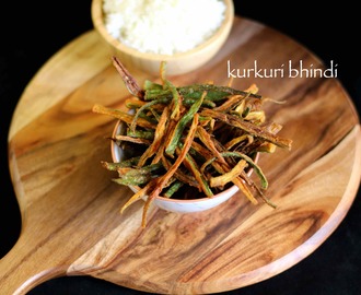kurkuri bhindi recipe | bhindi fry recipe | crispy okra fry recipe
