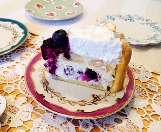 Pierre Hermé 法式甜點習作#15 – 馬司卡澎藍莓蛋糕 Mascarpone and Blueberry Cake