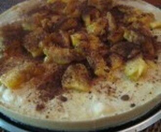 Mélyhűtött gyümölcsös fagyi torta – pomelo, őszibarack