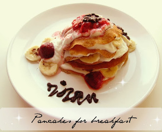 Recipe: Healthy pancakes for breakfast ♥