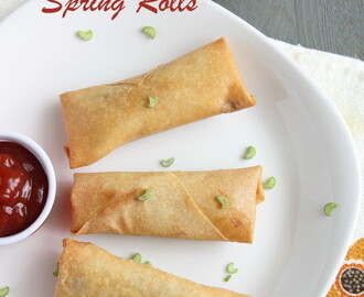 Spring Rolls | Veg Spring Rolls | Indo Chinese Recipe