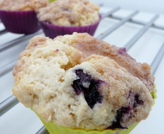 Muffiny z borówkami (Blueberry muffins)