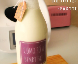Iogurte líquido com aroma a Tutti-frutti - receita Bimby TM5