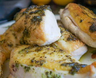 Argentine Pollo Provencale: Roasted Chicken with Garlic, Parsley and Lemon (AIP, Paleo, Gluten-Free)
