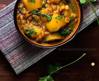 Potato and Yellow Split Pea Curry