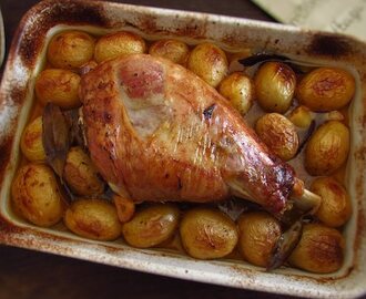 Turkey leg in the oven | Food From Portugal