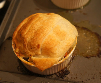 Individual pot pies, inspired by Jamie Oliver