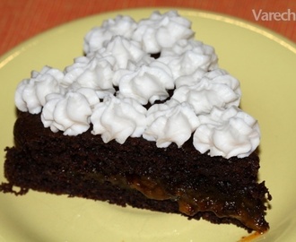 Čokoládová torta s kokosovým krémom (vegan)