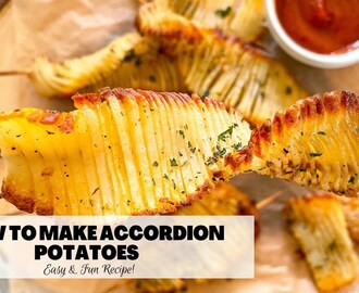 How To Make Accordion Potatoes | TikTok Accordion Potato Recipe. Super Easy and Fun to Make!