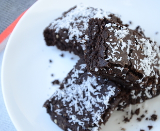 Recept: Vegan, glutenvrije chocolade kokos brownie